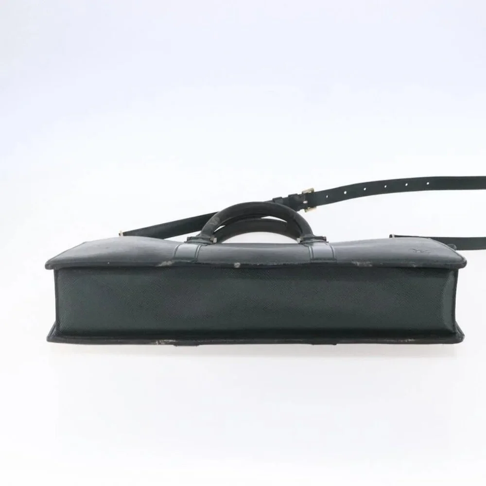 LOUIS VUITTON Taiga Porte Documents Rozan Bag Epicea
